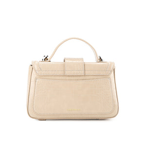 Billie Top Handle Bag In Almond