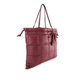 Nerissa Tote Bag (L) In Maroon