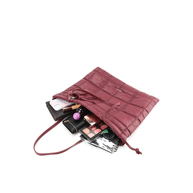 Nerissa Tote Bag (L) In Maroon