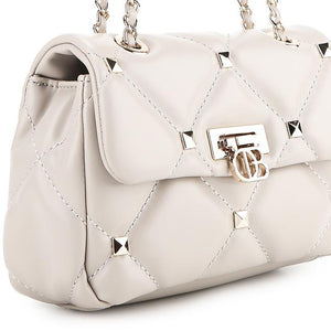 Bernice Shoulder Bag (M) In Light Grey