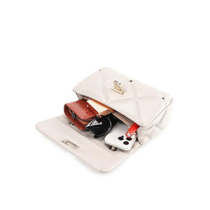 Bernice Shoulder Bag (L) In Light Grey