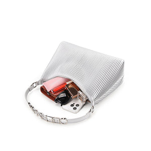 Barrera Shoulder Bag (L) In Silver