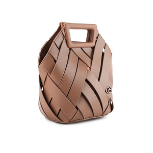 Bretta Top Handle Bag In Brown