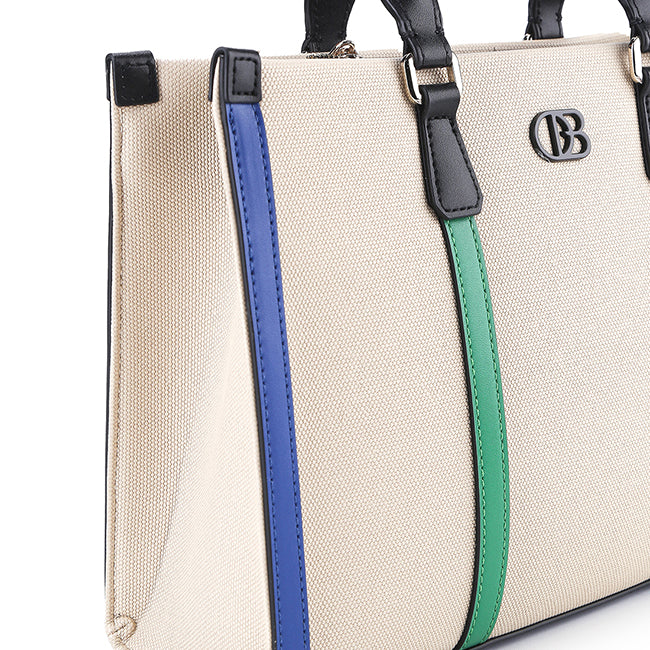 Scianna Top Handle Bag In Beige