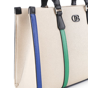 Scianna Top Handle Bag In Beige