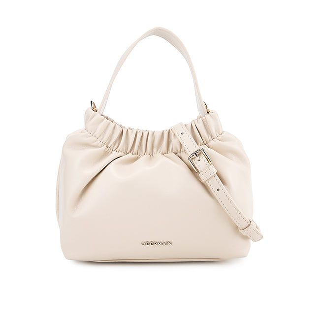 Zoe Top Handle Bag (M) In Beige