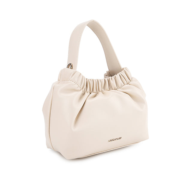 Zoe Top Handle Bag (M) In Beige