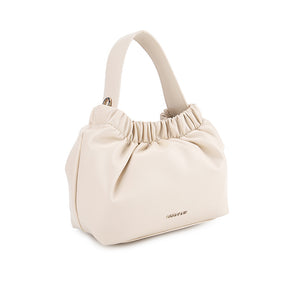 Zoe Top Handle Bag (M) In Beige