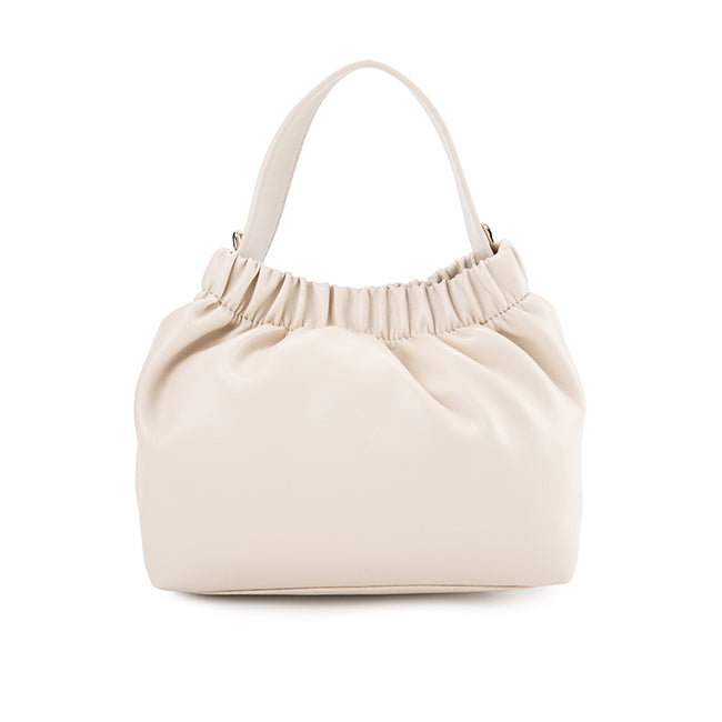 Zoe Top Handle Bag (M) In Beige