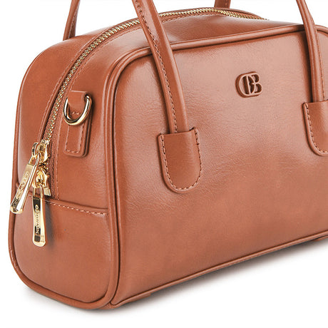 Adiel Top Handle Bag In Brown