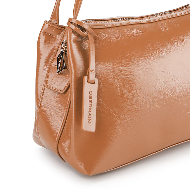 Ferron Shoulder Bag (M) In Brown