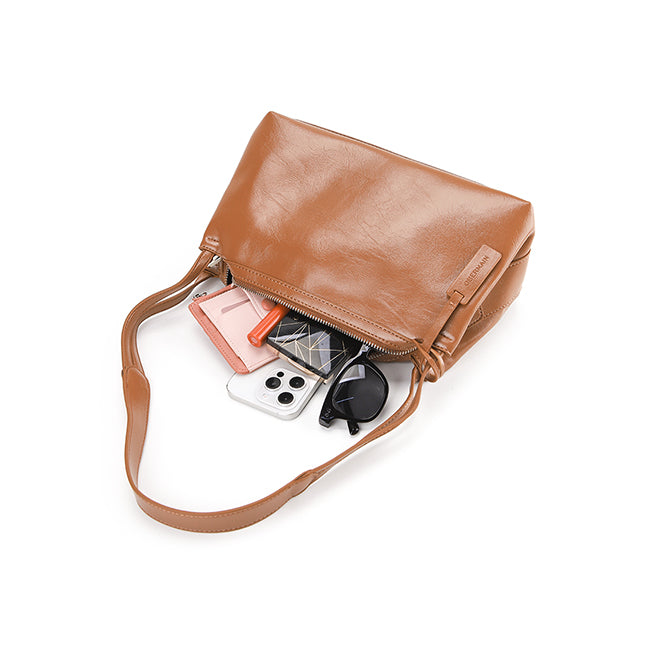 Ferron Shoulder Bag (M) In Brown