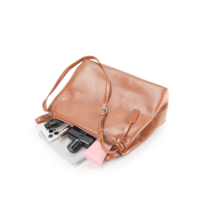 Ferron Shoulder Bag (L) In Brown