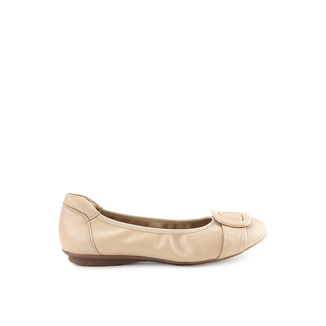 Obermain Sepatu Wanita Flats Gracie Rocca In Almond