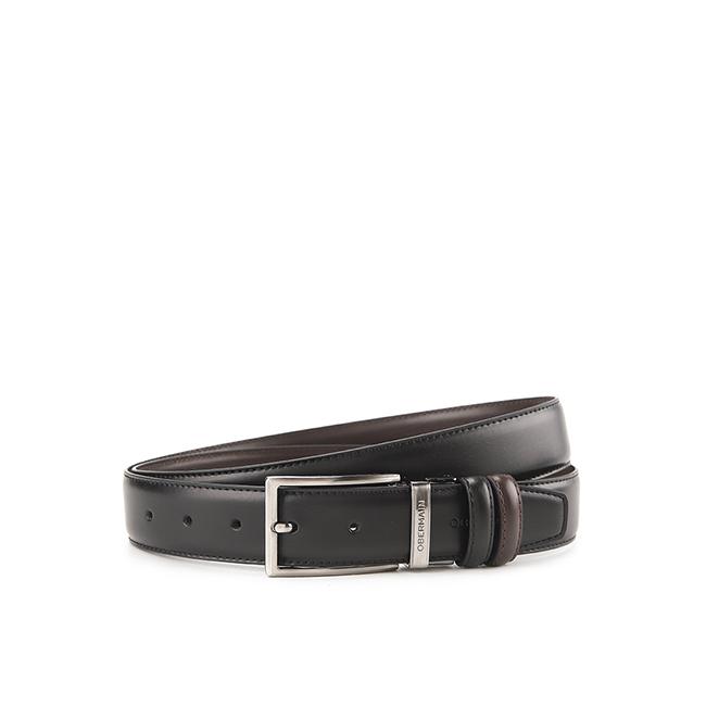 Cayden Pin Clip Reversible In Black/Brown