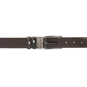 Cayden Pin Clip Reversible In Black/Brown
