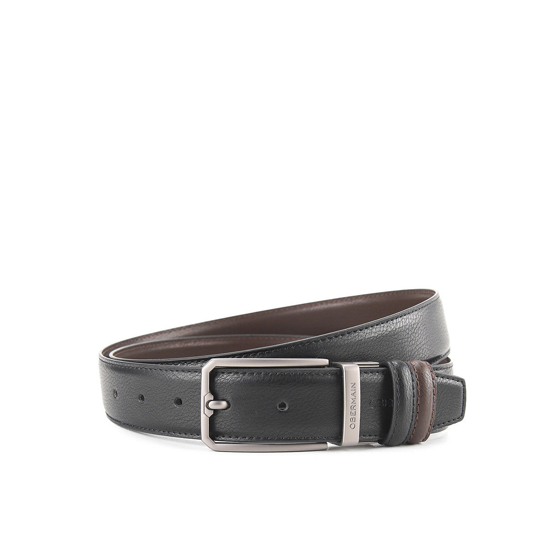 Casey Pin Clip Reversible In Black/Brown