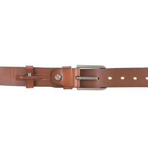 Garrett Casual Belt In Brown