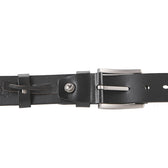 Gary Casual Belt In Black