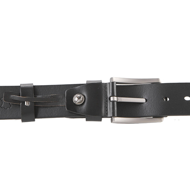 Gary Casual Belt In Black