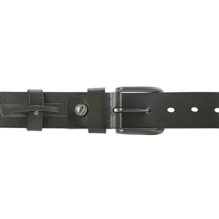 George Casual Belt In Olive