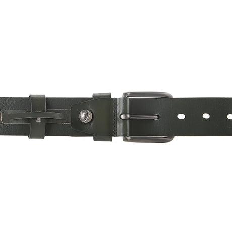 George Casual Belt In Olive