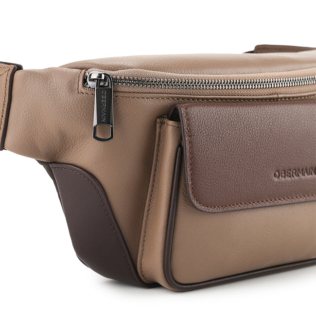 Justin Waist Bag-L In Beige