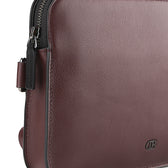 Jiro Crossbody Bag-L In Maroon