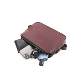 Jiro Crossbody Bag-L In Maroon