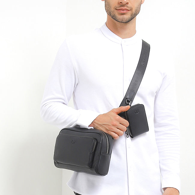 Roy Crossbody Bag-L In Black
