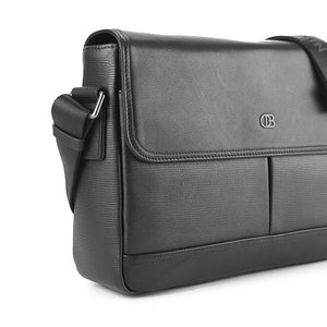Dylan Messenger Bag-L In Black