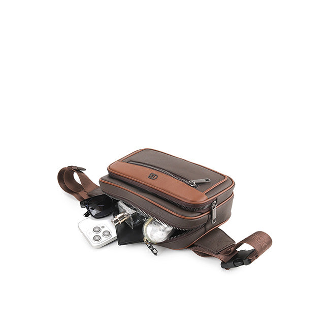 Darius Waist Bag-L In Brown