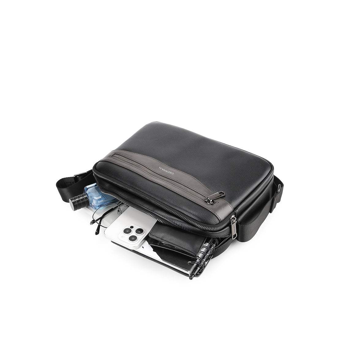 Taryn 3 Messenger Bag In Black