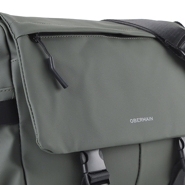 Obermain Men Kyler 2 Messenger Bag In Olive