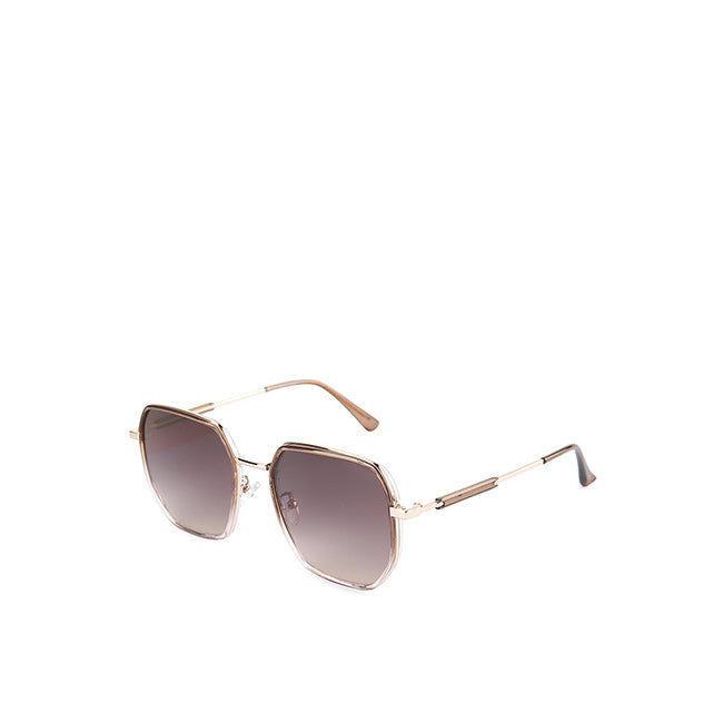 Obermain Wanita Sunglasses Grace Hexagonal In Grey