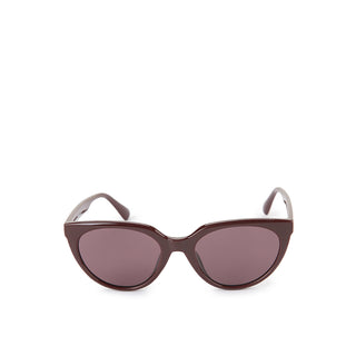 Sunglasses Fancy Round In Maroon