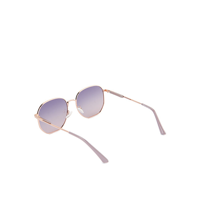 Sunglasses Giselle Hexagonal In Silver