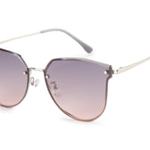 Sunglasses Gina Hexagonal In Silver