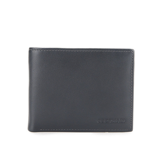 Mano Short Wallet - Rfid In Grey
