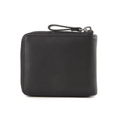 Naj Short Zip Wallet-Rfid In Black