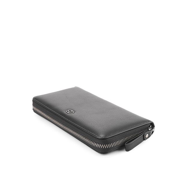 Naj Long Zip Wallet - Rfid In Black