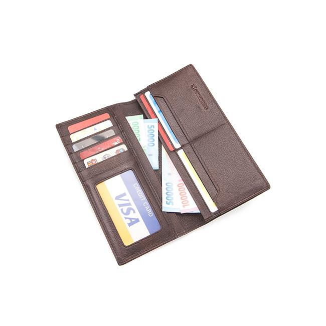 Nevin Long Wallet-Rfid In Brown