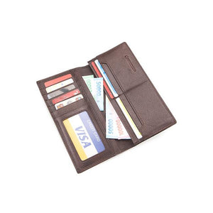 Nevin Long Wallet-Rfid In Brown