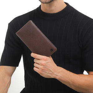 Nevin Long Wallet-Rfid In Brown