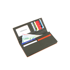 Theo Long Wallet - Rfid In Olive