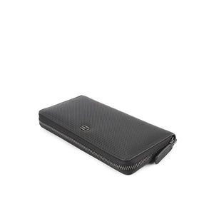 Tommy Long Zip Wl-Rfid In Black