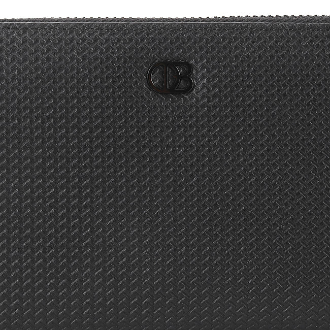 Tommy Long Zip Wl-Rfid In Black