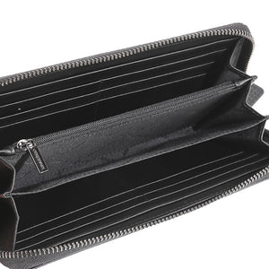 Tommy Long Zip Wl-Rfid In Black