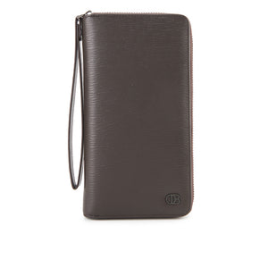 George Long Zip Wl-Rfid In Brown