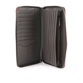 George Long Zip Wl-Rfid In Brown